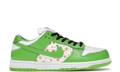 Nike SB Dunk Low Supreme Stars Mean Green (2021)