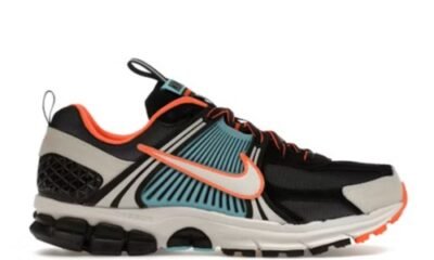 Nike Zoom Vomero 5 Black Blue Glaze Total Orange (Women’s)