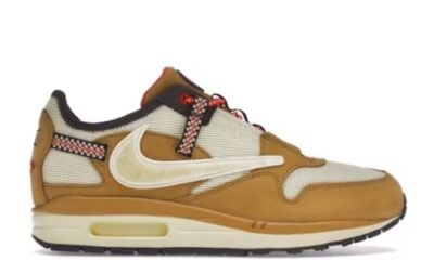 Nike Air Max 1 Travis Scott Cactus Jack Wheat Lemon Drop